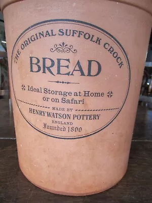 Buy Original Suffolk Crock Terracotta Bread Bin Vintage • 10£
