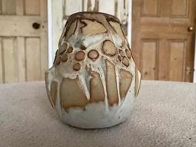 Buy Midcentury Pottery Brutalist Abstract Shelf Pottery Vase • 30£