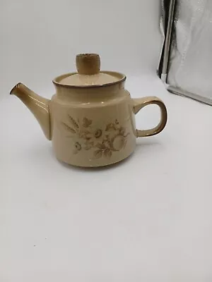 Buy Handcrafted Denby Fine Stoneware 'Memories' Glazed Light Brown Teapot (H21) • 7.99£