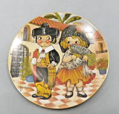 Buy Dolly Dingle Visits Spain Collector's Plate World Traveler First Ltd. Edition • 14.40£