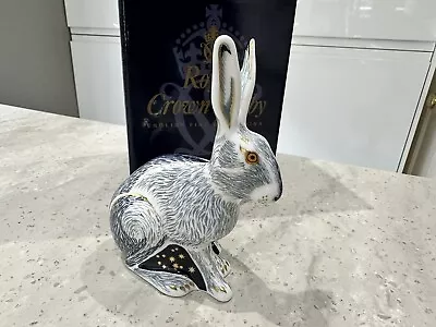 Buy Royal Crown Derby STARLIGHT HARE - Collectors Guild. Gold Stopper • 101£