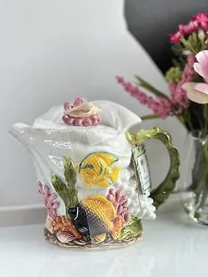 Buy NEW Tropical Seashell Teapot Hand Painted By Tropical Collection • 56.91£