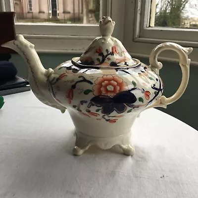 Buy Welsh Gaudy Large Teapot Circa 1840 Excellent  • 39£