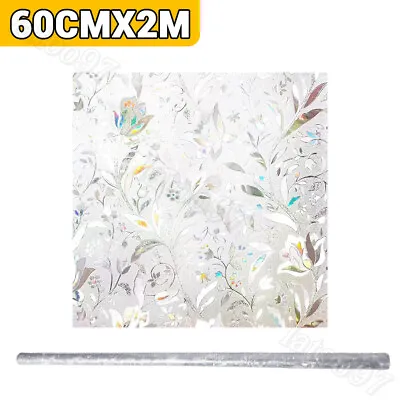 Buy 3D Rainbow Window Film Stained Glass Static Cling Sticker Home Office Privacy • 7.99£