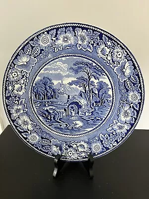 Buy Midwinter, Ltd., England ~  Rural England  Blue 11  China Dinner Plate • 12.99£