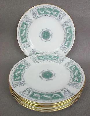 Buy Coalport  Revelry  Tea Plates X 6. Cake / Side Green Set. Bone China. 15.5 Cm • 17.99£