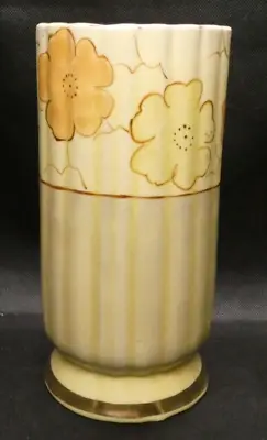 Buy Vintage Arthur Wood England Tall Ribbed Cylinder Vase • 31.42£
