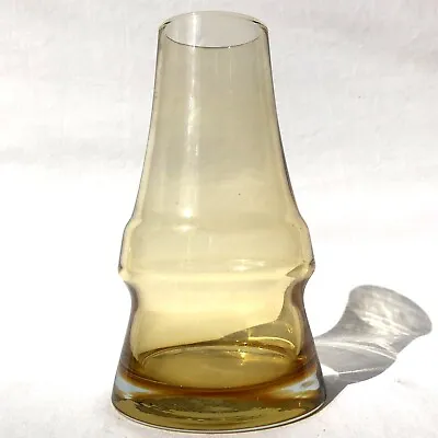 Buy Vibrant Mid Century Cased Topaz Glass Vase Riihimaen Lasi Aimo Okkolin Finland • 19.99£