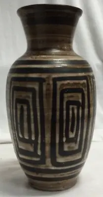 Buy Vintage Cinque Ports Pottery The Monastery Rye Vase Mid-Century  Brown Pattern • 20£