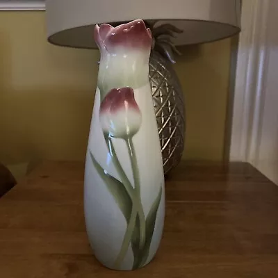 Buy Lovely Franz Porcelain Tulip Vase In Excellent Condition Model Number XP1815 • 85£