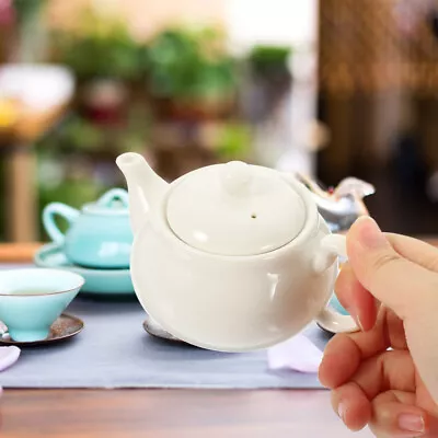 Buy  White Porcelain Tea Set Teapots For Kettle Kungfu Leaking Cup • 10.93£