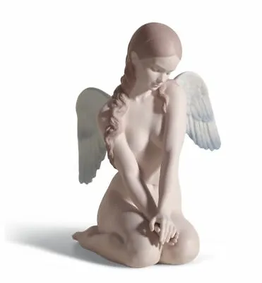 Buy Lladro Porcelain Figurine Beautiful Angel 01018235 Was £620.00  Now £558.00 • 558£