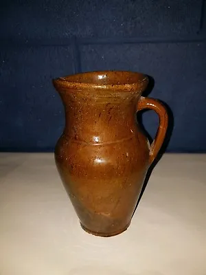 Buy Antique Folk Romanian Clay Jug / Pitcher Hand-crafted • 80£