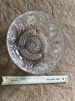 Buy Crystal Cut Glass Bowl • 35£