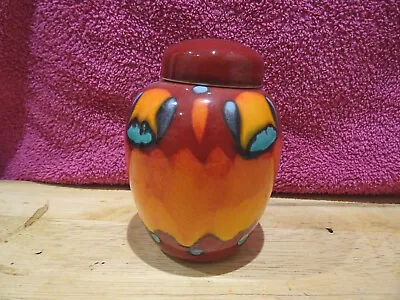 Buy Delightful Poole Pottery Small Ginger Jar - 2 Artists Marks Including JH • 89.95£