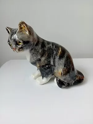 Buy Vintage Winstanley Grey & White Tabby Cat Size 3 Signed • 45£