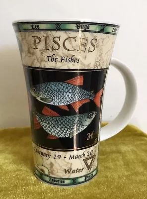 Buy Large Zodiac Pisces Mug - Dunoon, Decorative Collectable Or Tableware VGC • 10£