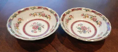 Buy Grindley  Connaught  Pattern Marlborough Royal Petal Set Of 2 Fruit Bowls • 5.68£