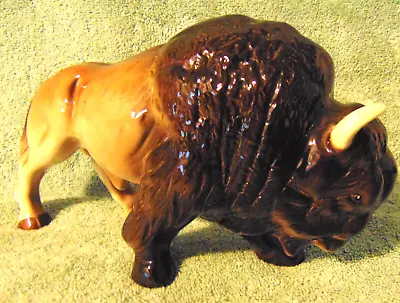 Buy Handsome & Wild Large Buffalo Made In England By Melba Ware ......excellent Con • 18.99£