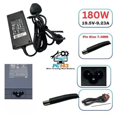 Buy Genuine Dell Charger 19.5v - 9.23a, 180w Pin Size (7.4mm) With Power Lead • 14.99£