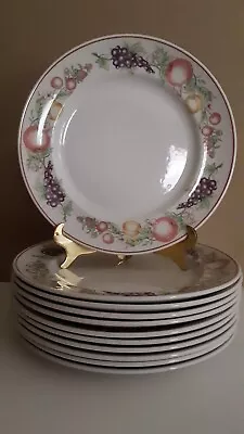 Buy 11 Rare Boots CO Orchard Nottingham England Dinner Plates 10 1/4  • 95.89£