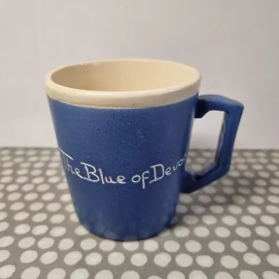 Buy New Devon Pottery Newton Abbott Blue  Devon  Mug • 4£