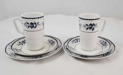 Buy Adams China Gloucester Irish Coffee Cup With Saucer And Snack Plate Set Of 2 • 32.59£