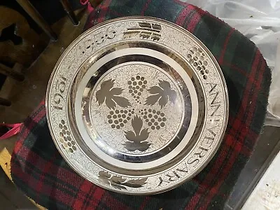 Buy Grays Pottery Silver Lustre Ware Large Anniversary Bowl 1931 - 1956  Rare! • 19.99£