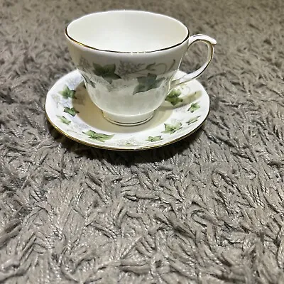 Buy Vintage Duchess  Bone China Breakfast  Large Cup & Saucer  , Ivy • 5.99£