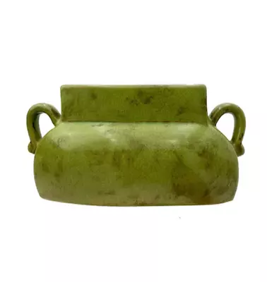 Buy Vanilla Fly Green Crackle Glaze Vase • 35£