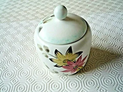 Buy E Radford England Handpainted Lidded Pot 837 > 4 1/2  High To Top Of Lid  • 10£