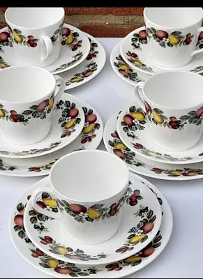 Buy Tea Set, 15 Piece Fine Bone China, Set Of 5 Tea Cups, Plates And Saucers, VGC  • 12.99£