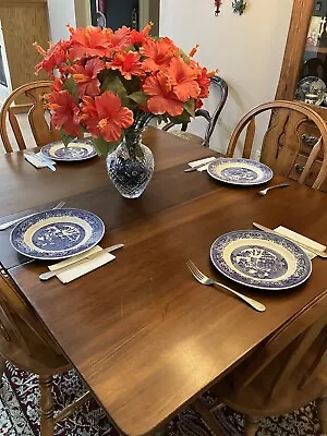 Buy Four Plates 10” Blue Willow Ware By Royal China Exc. Condition • 38.35£