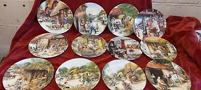 Buy Royal Doulton~ Old Country Crafts~ 12 Plates~ Vintage 90's • 24.99£
