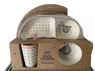 Buy Eco-Friendly Baby Childs Dinner Set From Boots Little Story Range - BNIB • 7.95£