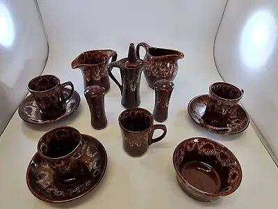 Buy Kernewek Pottery Cornwall Set Of X2 Jugs X4 Cups X3 Saucers Salt/Pepper X 1 Oil • 30£