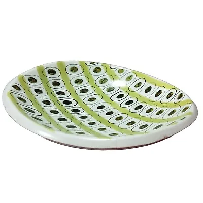 Buy Stig Lindberg Gustavsberg Faience Dish Bowl Mid Century Studio Pottery Funky • 224£