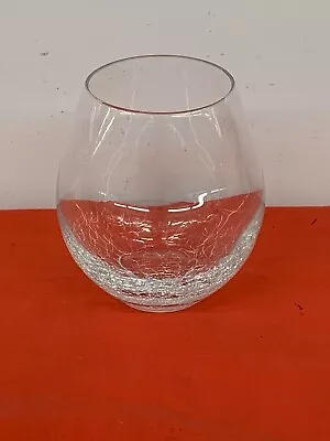 Buy Pier 1 Designs,  Crackle Glass - Clear,  Stemless Wine  (one) • 18.85£