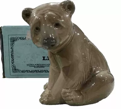 Buy Lladro Seated  Brown Polar Bear 1206 Hand Painted Signed A Rare Discontinued • 34.99£