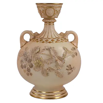 Buy Royal Worcester Large Boulbous Vase H22 Cm 1109 1900s • 80£