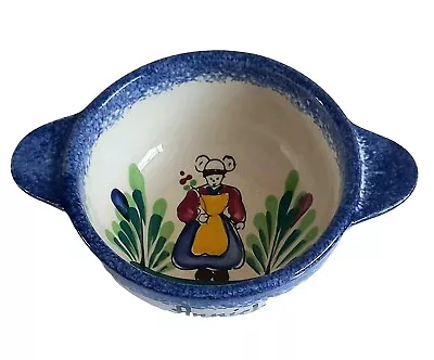 Buy Vannes Brittany French Breton Handmade Folk Art Bowl Hand Painted Collectable • 22.90£