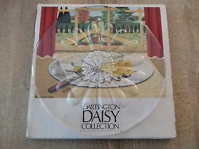 Buy Vintage Dartington Lead Crystal Glass Cheese Platter  10.5” Daisy Collection  • 11.95£