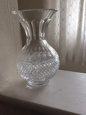 Buy Dartington Cut Crystal Glass Vases 7 X 4 Inch • 35£