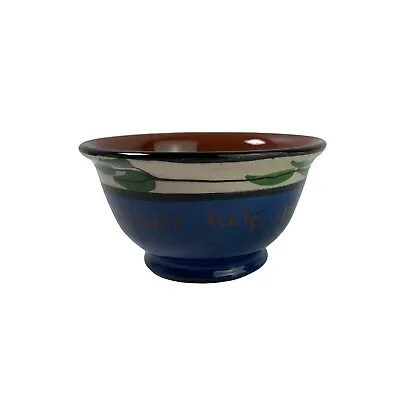 Buy Vintage Torquay Motto Ware Bowl “Duee Help Yourself” • 5£