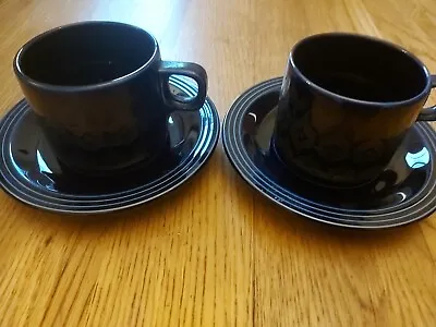 Buy 2 X Hornsea Pottery Blue Heirloom, Cup & Saucer. Excellent Used Condition  • 17.50£