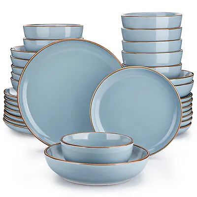 Buy Vancasso 32 Piece Dinner Set Stoneware Dining Set Plates Tableware Service For 8 • 115.99£