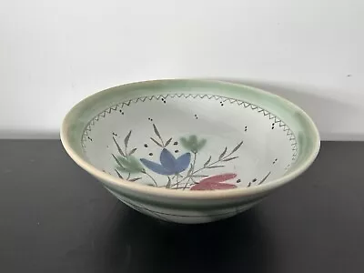Buy Vintage Buchan Portobello Floral Serving Fruit Bowl Stoneware Scottish Ceramic • 10£