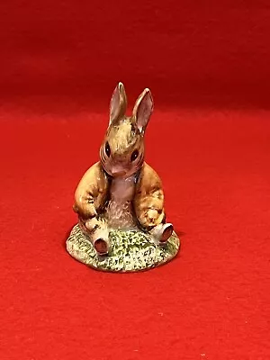 Buy Beatrix Potter Figurine Beswick Benjamin Bunny Sat On A Bank Gift Present 1980s • 14.99£