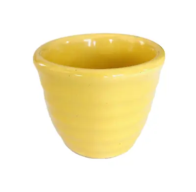 Buy BAUER Vintage 30s Mid-Century Ceramic California Deco Honeycomb Yellow Ringware • 18.41£