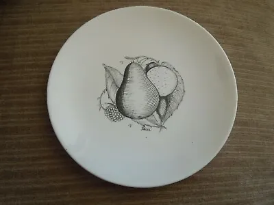 Buy Susie Cooper Black Fruit Tea Plate - Pear • 12£